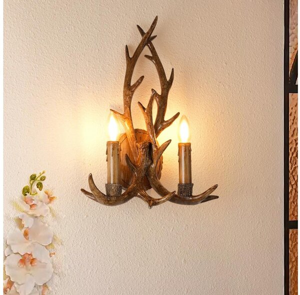 Brilagi - Nástěnné svítidlo DEER 2xE14/10W/230V paroží