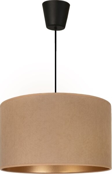 Brilagi - Lustr na lanku VELVET 1xE27/60W/230V pr. 40 cm béžová/zlatá