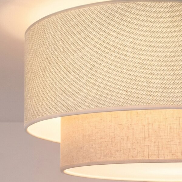 Brilagi - LED Lustr na lanku BOHO ECO 1xE27/10W/230V pr. 40 cm krémová
