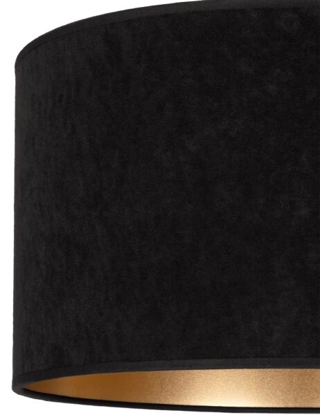 Brilagi - Lustr na lanku VELVET 1xE27/60W/230V pr. 40 cm černá/zlatá