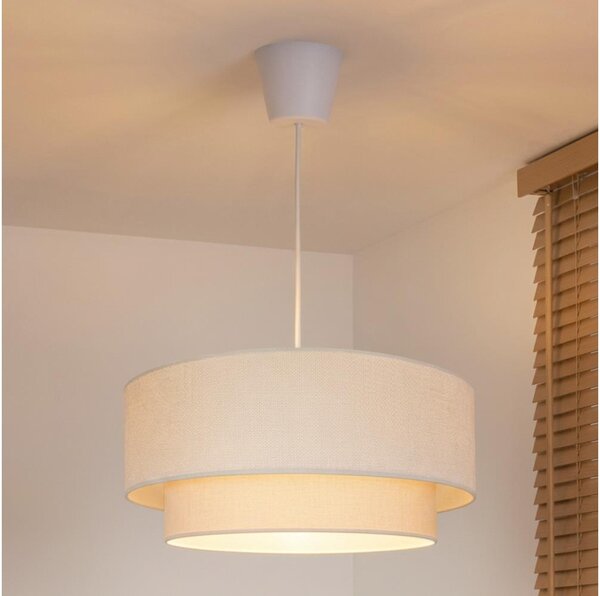 Brilagi - LED Lustr na lanku BOHO ECO 1xE27/10W/230V pr. 40 cm krémová