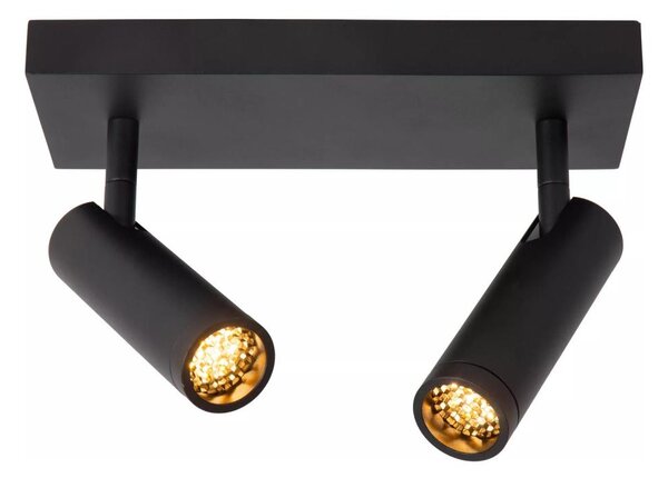 Lucide 22974/02/30 - Bodové svítidlo GRADO 2xGU10/8W/230V černá