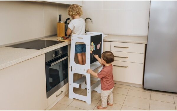 Učící věž 3v1 Mooby 35 šedá