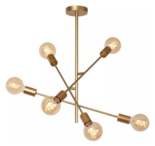 Lucide 21119/06/02 - Lustr na tyči LESTER 6xE27/40W/230V