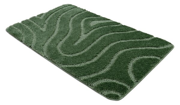 Koupelnový kobereček SUPREME WAVES vlny, zelený