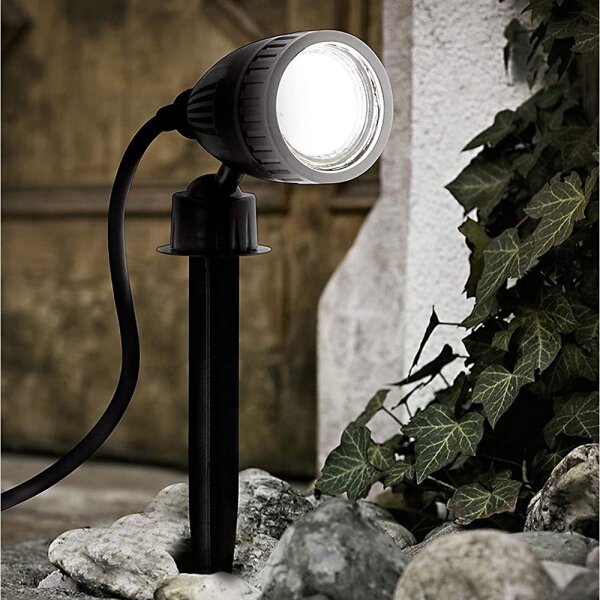 Eglo 31028 - SADA 3x LED RGBW Venkovní lampa NEMA-C 1xGU10/5W/230V IP44 černá+DO