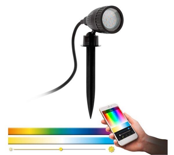 Eglo 98052 - LED RGB Venkovní lampa NEMA-C 1xGU10/5W/230V IP44