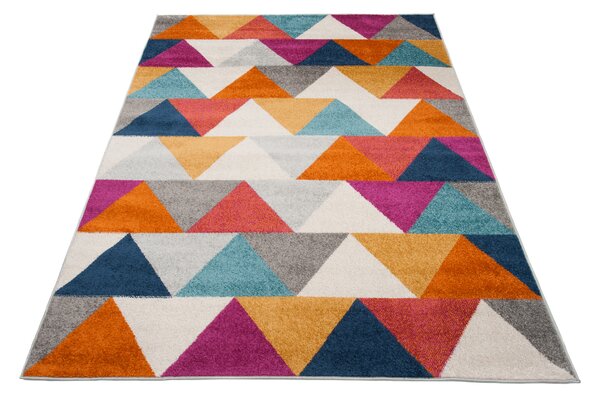 Kusový koberec Lazur - trojúhelníky 5 - multicolor
