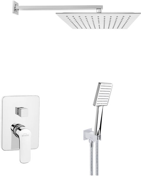 Invena Siros sprchová sada pod omítku chrom BS-90-0K2