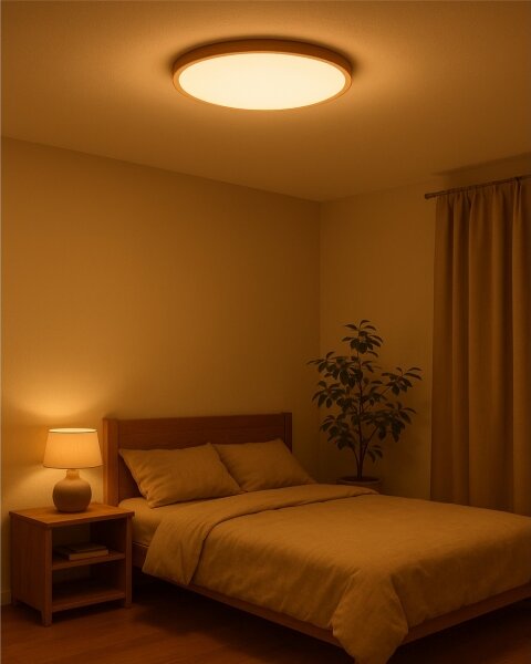 LED Stropní svítidlo LED/40W/230V 3000/4000/6500K pr. 50 cm béžová