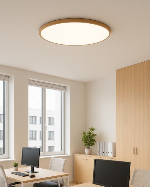 LED Stropní svítidlo LED/40W/230V 3000/4000/6500K pr. 50 cm béžová