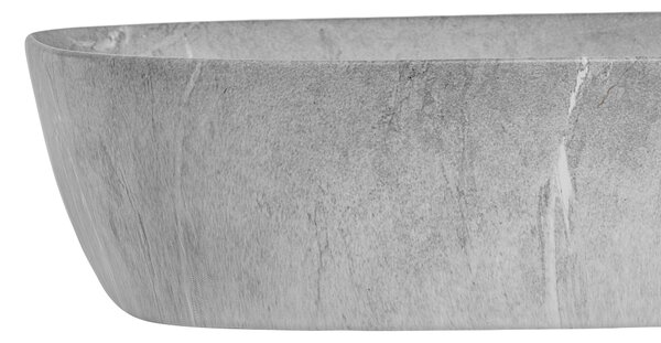 Comad Anna umyvadlo 50x39 cm oválné na pult šedá/kámen UN-ANNA-MH1