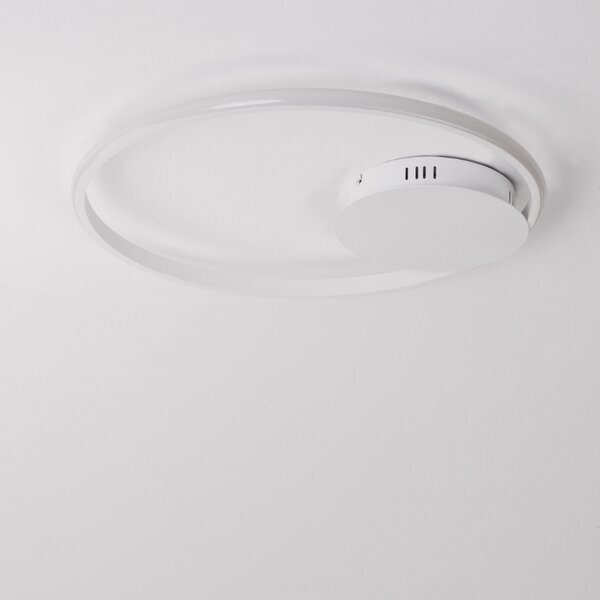 -25 % Dny MOMENTI– Bílé kovové stropní LED světlo Nova Luce Fuline 50 cm