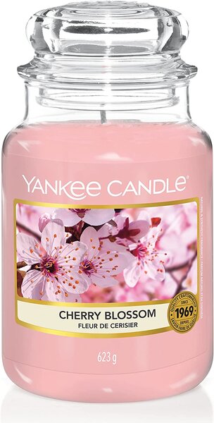 Yankee Candle vonná svíčka Classic ve skle velká Cherry Blossom 623 g