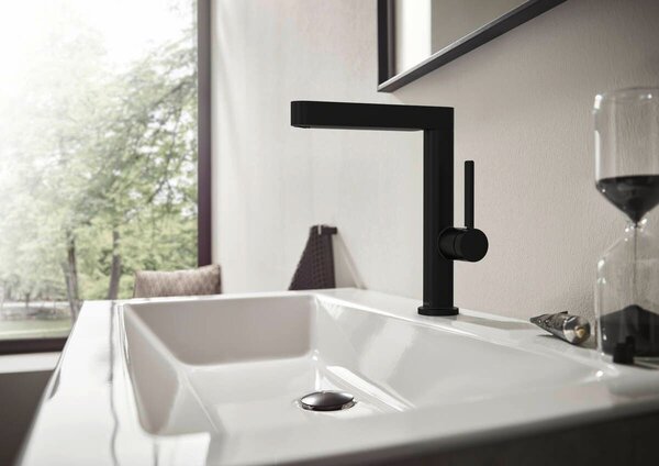Hansgrohe Finoris umyvadlová baterie stojící černá 76060670