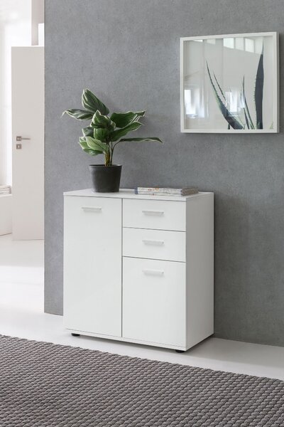 Komoda SVENJA s dvířky a zásuvkami 71x78x35,5cm Skříňka