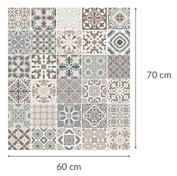 Ochranná deska za sporák FLOOR TILE, 60 x 70 cm, Wenko