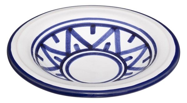Porcelánový talíř SOHAN, O 14,5 cm, bílý a modrý