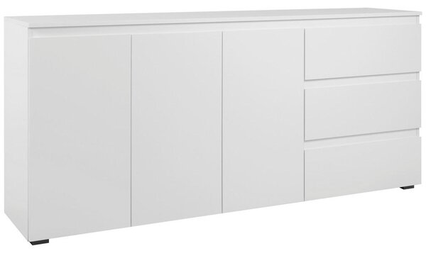 ŠIROKÁ KOMODA, bílá, 178/80/40 cm MID.YOU - Šuplíkové komody, Online Only