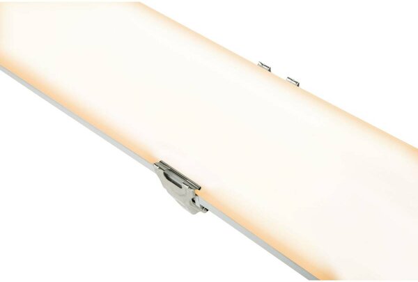 BIG WHITE SLV IMPERVA 120 CW LED, vnitřní nástěnné a stropní nástavbové svítidlo, IP66, šedá, 3000K 1001314