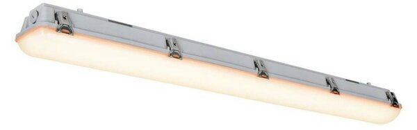 BIG WHITE SLV IMPERVA 120 CW LED, vnitřní nástěnné a stropní nástavbové svítidlo, IP66, šedá, 3000K 1001314