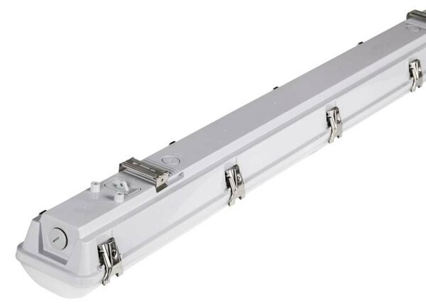BIG WHITE SLV IMPERVA 120 CW LED, vnitřní nástěnné a stropní nástavbové svítidlo, IP66, šedá, 3000K 1001314