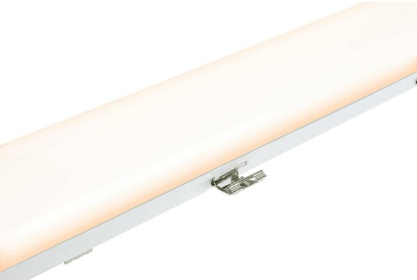 BIG WHITE SLV IMPERVA 120 CW LED, vnitřní nástěnné a stropní nástavbové svítidlo, IP66, šedá, 3000K 1001314