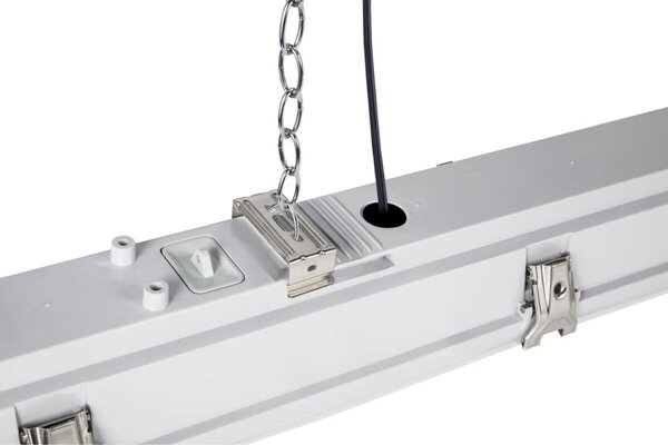 BIG WHITE SLV IMPERVA 120 CW LED, vnitřní nástěnné a stropní nástavbové svítidlo, IP66, šedá, 3000K 1001314