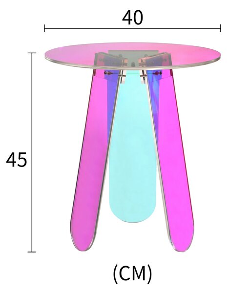 LivinHill Odkládací stolek Modig 40 cm vícebarevný