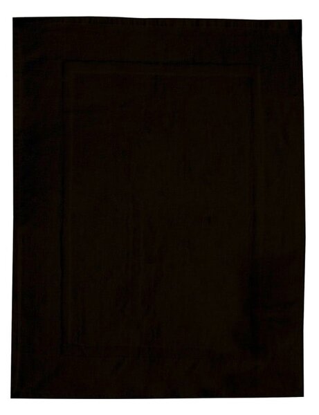 Černá bavlněná koupelnová předložka Wenko, 50 x 70 cm