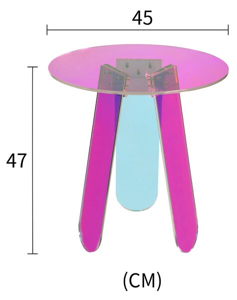 LivinHill Odkládací stolek Modig 45 cm vícebarevný