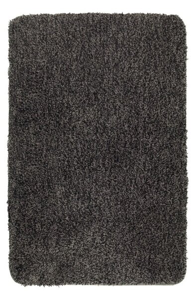 Tmavě šedá koupelnová předložka Wenko Mélange, 65 x 55 cm