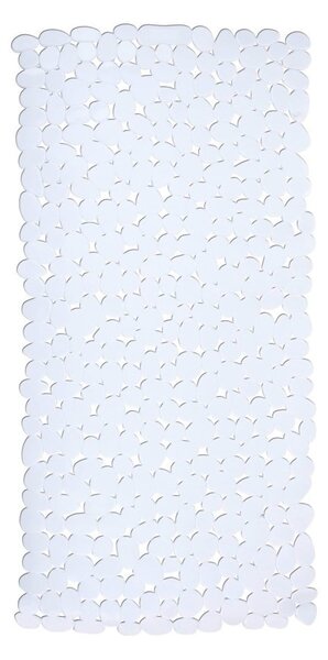 Bílá protiskluzová koupelnová podložka Wenko Paradise, 71 x 36 cm