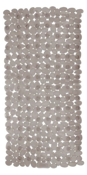 Světle šedá protiskluzová koupelnová podložka Wenko Paradise, 71 x 36 cm
