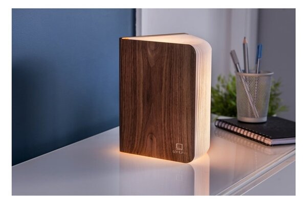 Hnědá světelná dekorace na USB Booklight – Gingko