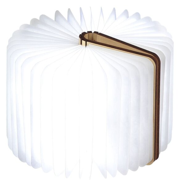 Hnědá světelná dekorace na USB Booklight – Gingko