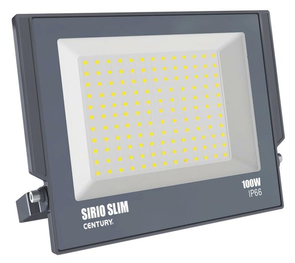 CENTURY REFLEKTOR LED SIRIO SLIM ČERNÝ 100W 4000K 9000Lm 110d 270x29x230mm IP66 CEN SRS-1009540