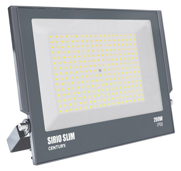 CENTURY REFLEKTOR LED SIRIO SLIM ČERNÝ 200W 4000K 18000Lm 110d 366x34x303mm IP66 CEN SRS-2009540