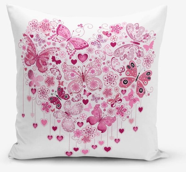 Povlak na polštář s příměsí bavlny Minimalist Cushion Covers Hearty, 45 x 45 cm