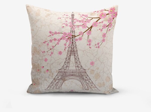 Povlak na polštář s příměsí bavlny Minimalist Cushion Covers Eiffel, 45 x 45 cm