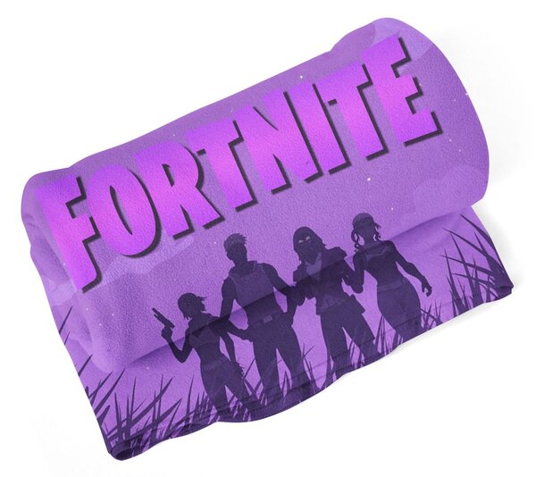 Sablio Deka FORTNITE Fialová silueta - 150x120 cm