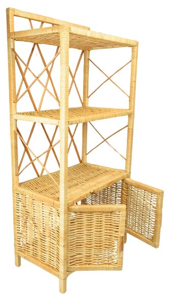 Proutěná komoda s dvířky
