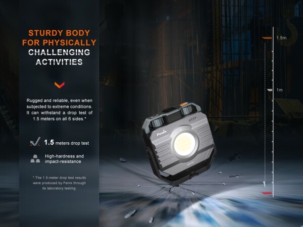 Fenix CL28R - LED Stmívatelný nabíjecí reflektor LED/USB IP66 2000 lm 360 h