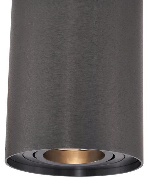 Moderní zapuštěné bodové svítidlo antracitově šedé GU10 50 mm výklopné - Rondoo Up