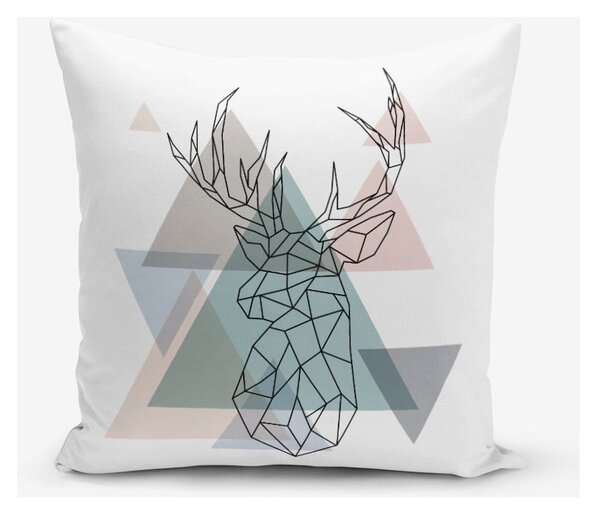 Povlak na polštář s příměsí bavlny Minimalist Cushion Covers Deer, 45 x 45 cm