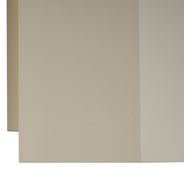 Moderní nástěnná lampa béžová GU10 50mm čtvercová 2-světla - Sandy