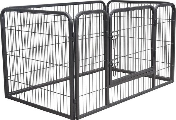 Melko výběh pro štěňata venkovní ohrada pro štěňata plot pro psy výběh pro zvířata - 124x80x70 CM