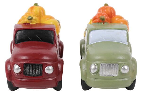 Sinsay - Stojící dekorace ve tvaru aut s dýněmi 2 pack - vícebarevná