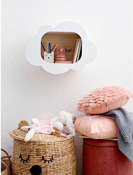 Dětský úložný koš z vodního hyacintu s víkem Bloomingville Mini, ⌀ 42 cm