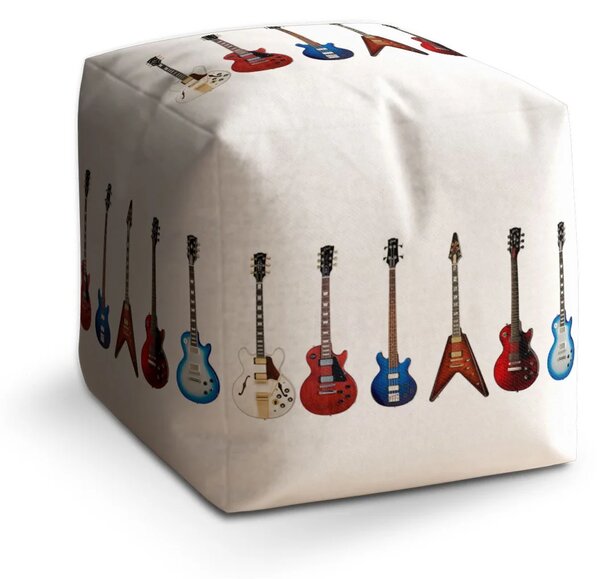 Sablio Taburet Cube Kytary 2 - 40x40x40 cm